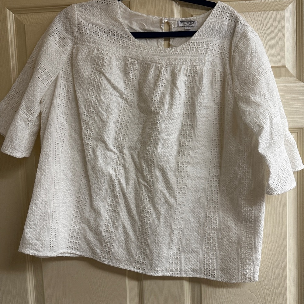 White Lace Women's Top